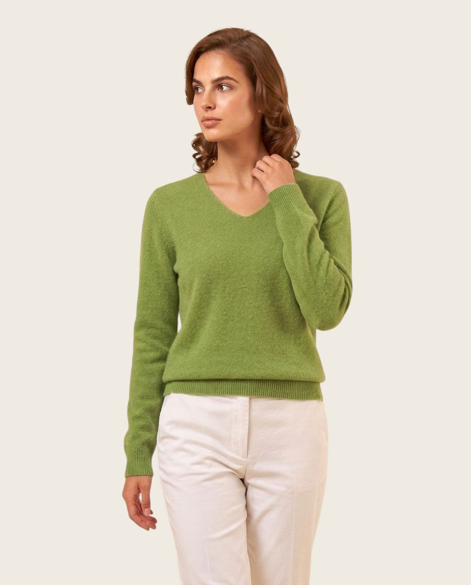 The Marchmain Wool Sweater - V-Neck