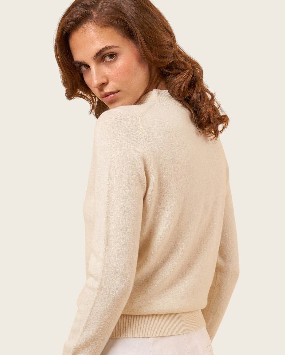 The Marchmain Wool Sweater - Mock Neck