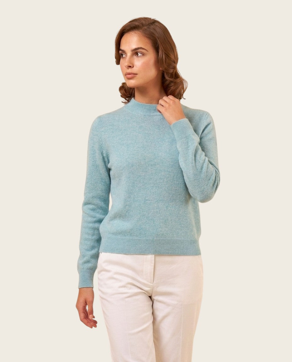 The Marchmain Wool Sweater - Mock Neck
