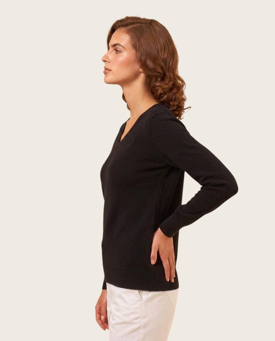 The Marchmain Wool Sweater - V-Neck