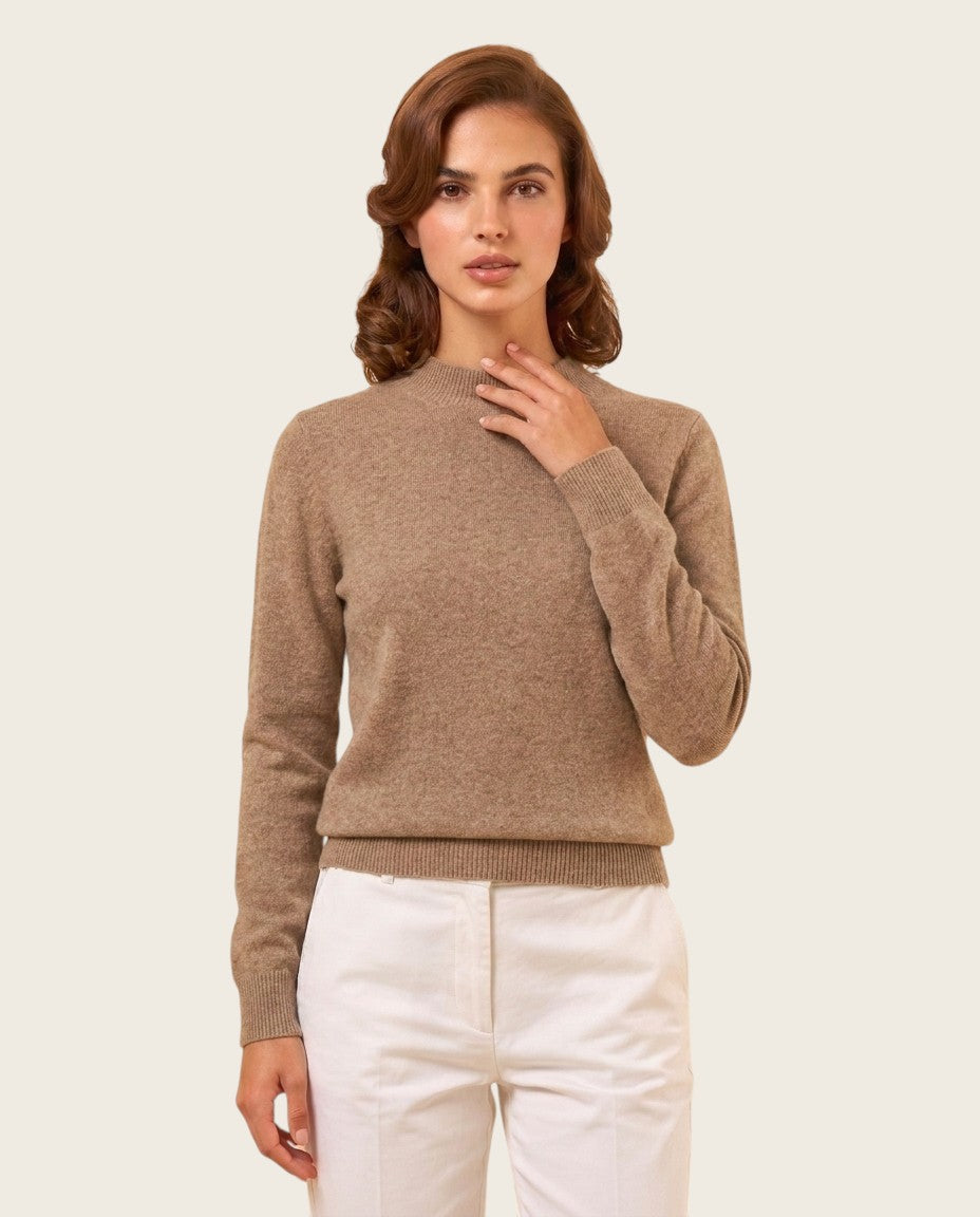 The Marchmain Wool Sweater - Mock Neck