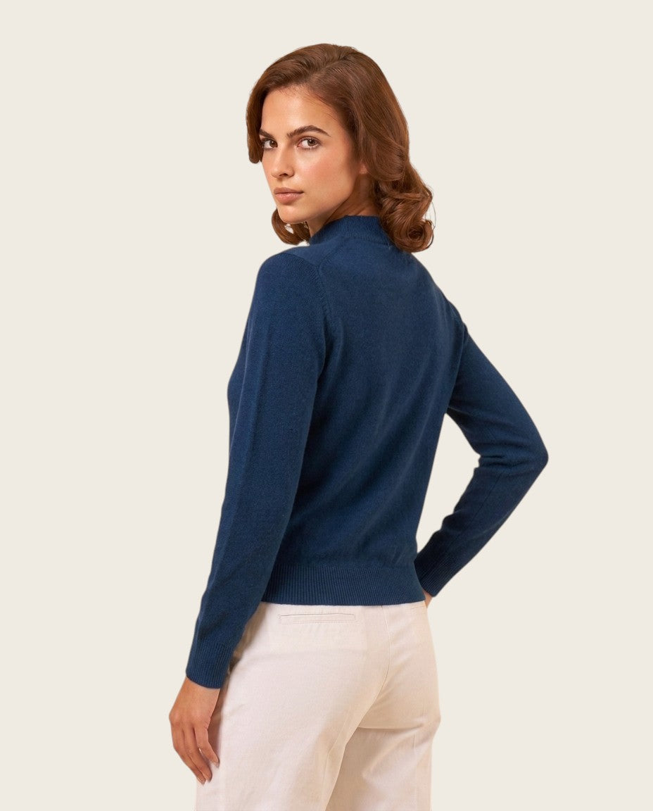 The Marchmain Wool Sweater - Mock Neck