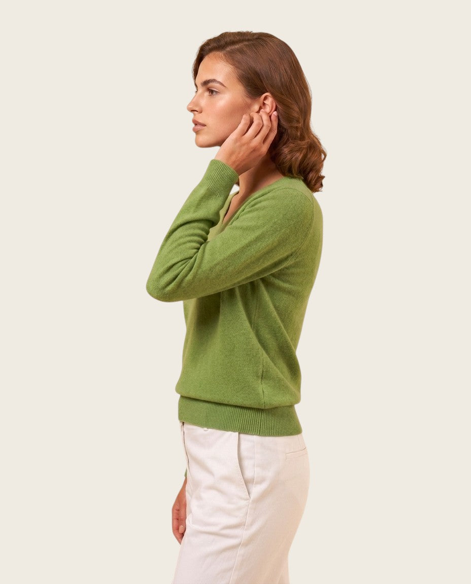 The Marchmain Wool Sweater - V-Neck