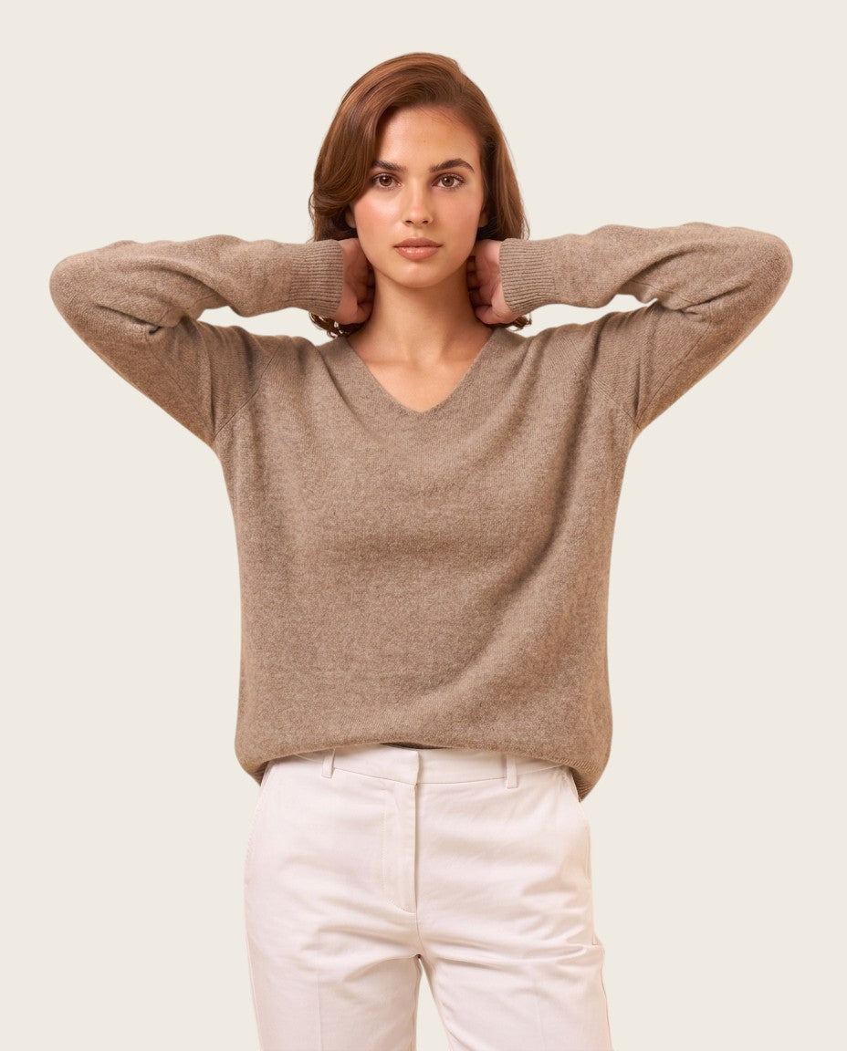 The Marchmain Wool Sweater - V-Neck