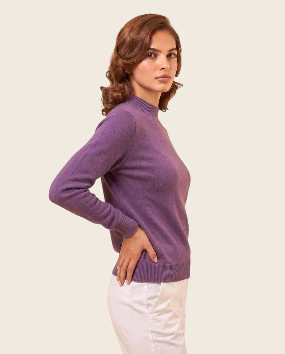 The Marchmain Wool Sweater - Mock Neck