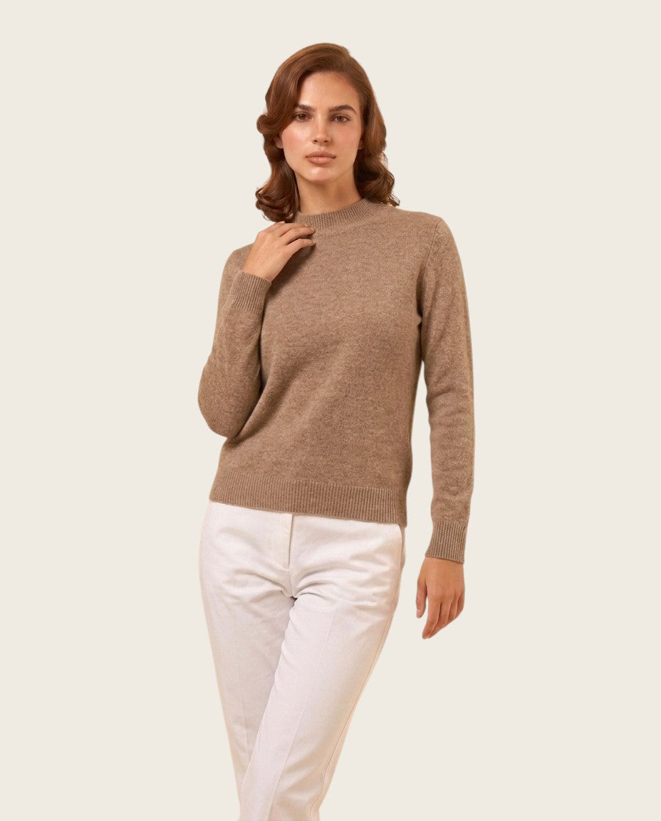 The Marchmain Wool Sweater - Mock Neck