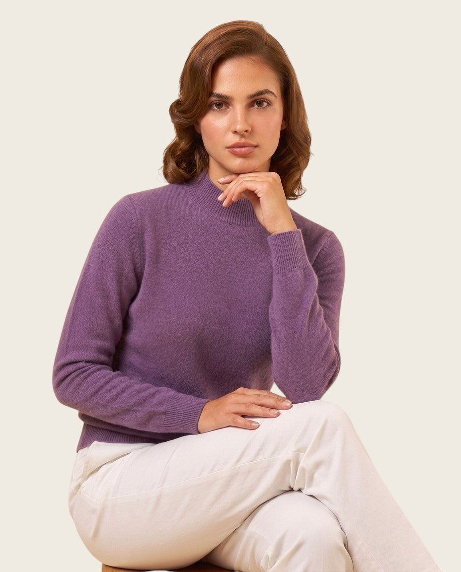 The Marchmain Wool Sweater - Mock Neck