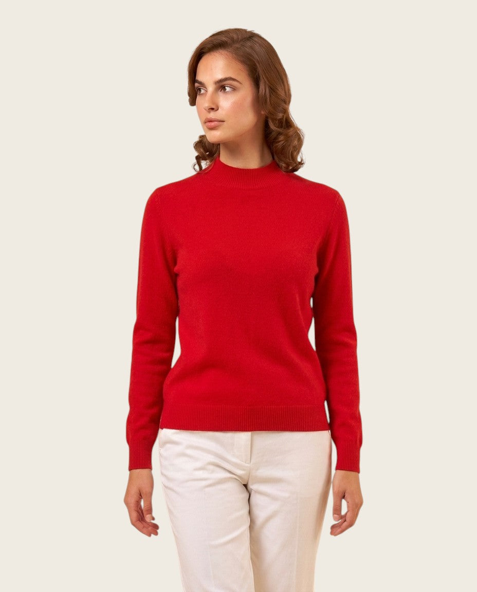 The Marchmain Wool Sweater - Mock Neck