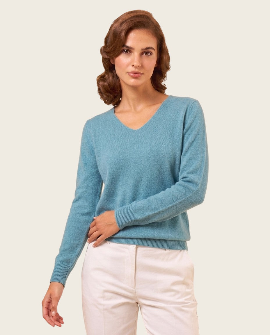 The Marchmain Wool Sweater - V-Neck