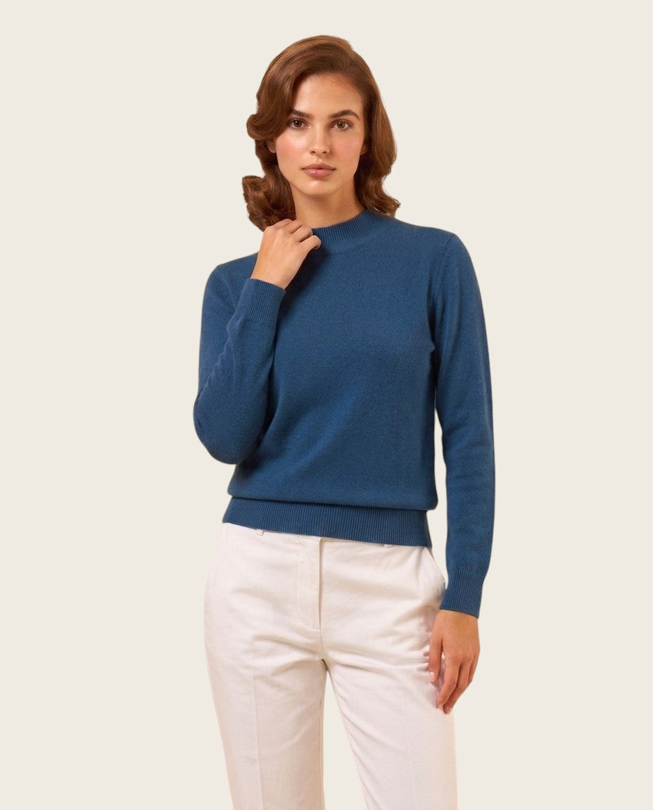 The Marchmain Wool Sweater - Mock Neck