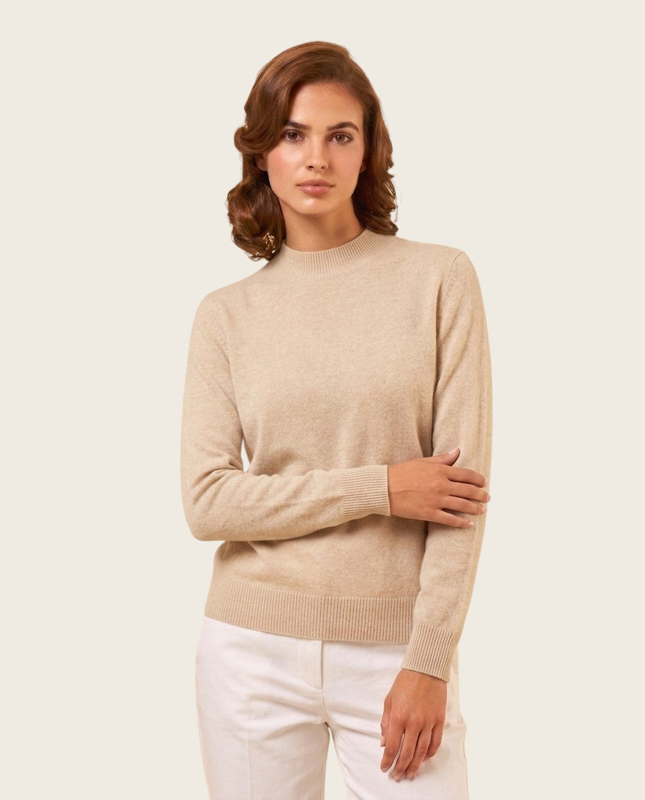 The Marchmain Wool Sweater - Mock Neck