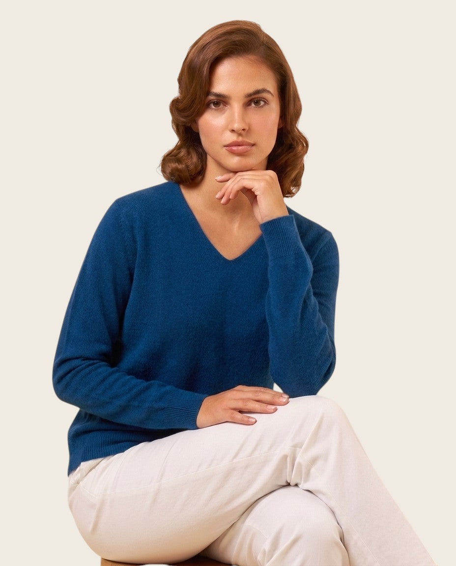 The Marchmain Wool Sweater - V-Neck
