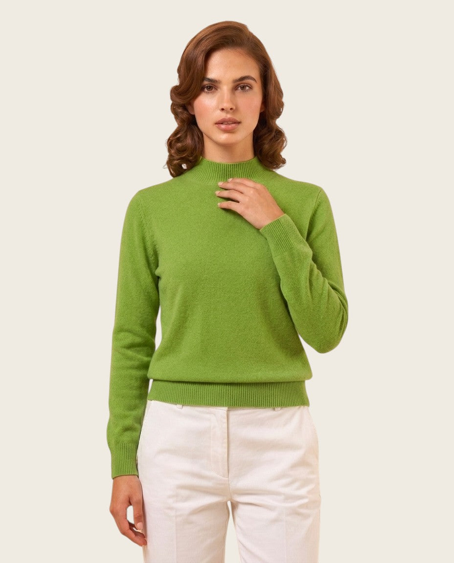 The Marchmain Wool Sweater - Mock Neck
