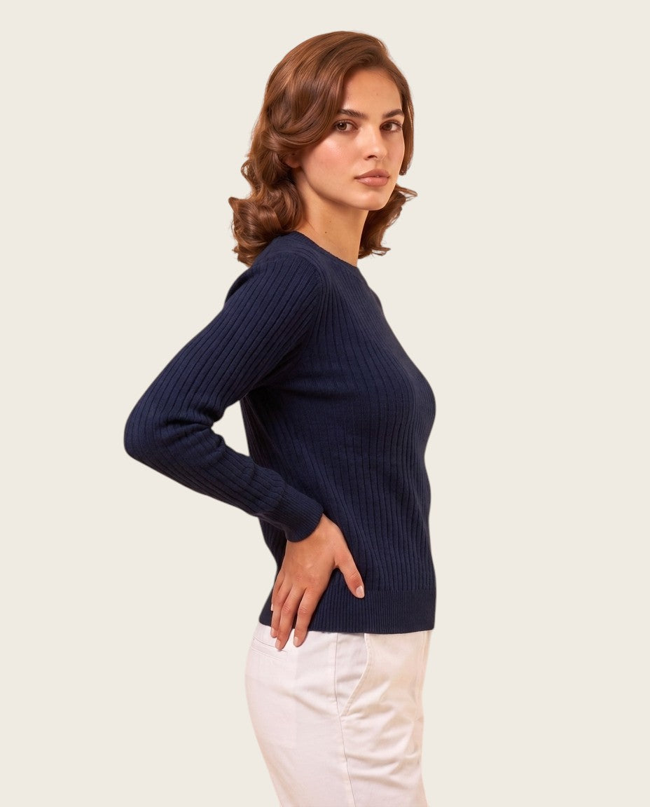 The Pellinore Cotton Sweater - Crew Neck