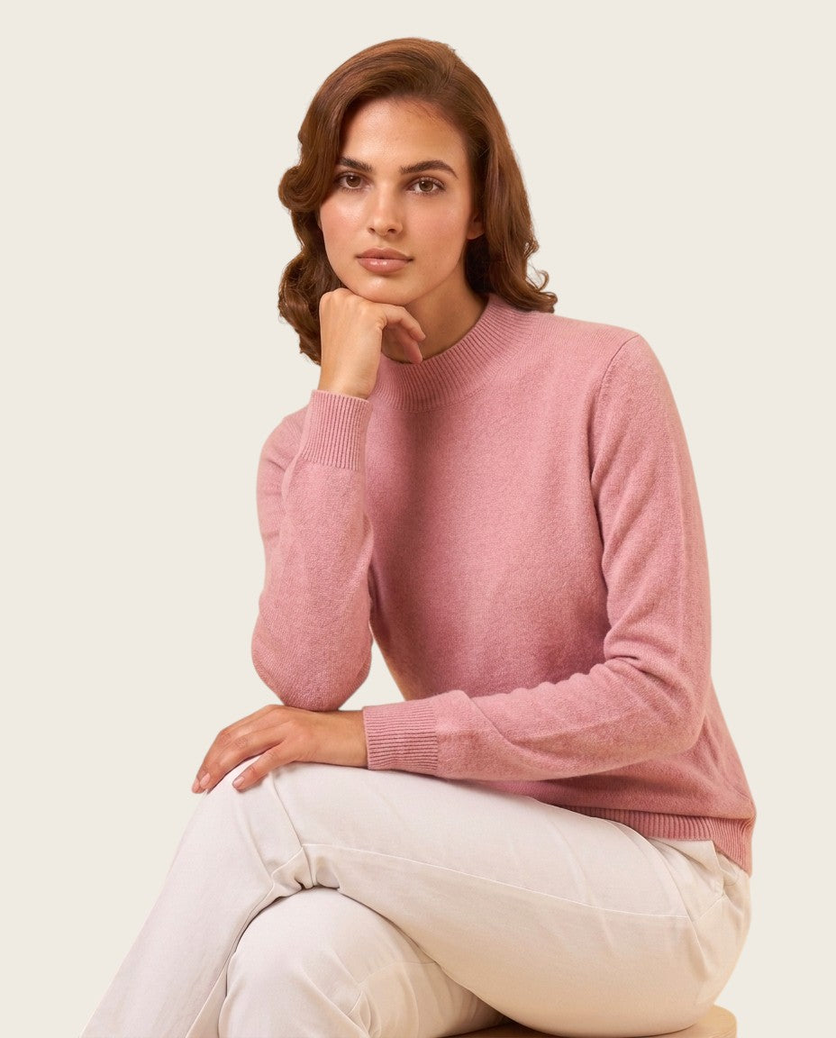 The Marchmain Wool Sweater - Mock Neck