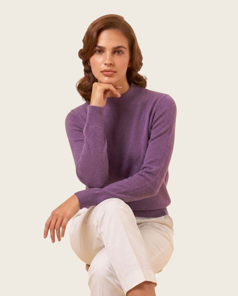 The Marchmain Wool Sweater - Mock Neck