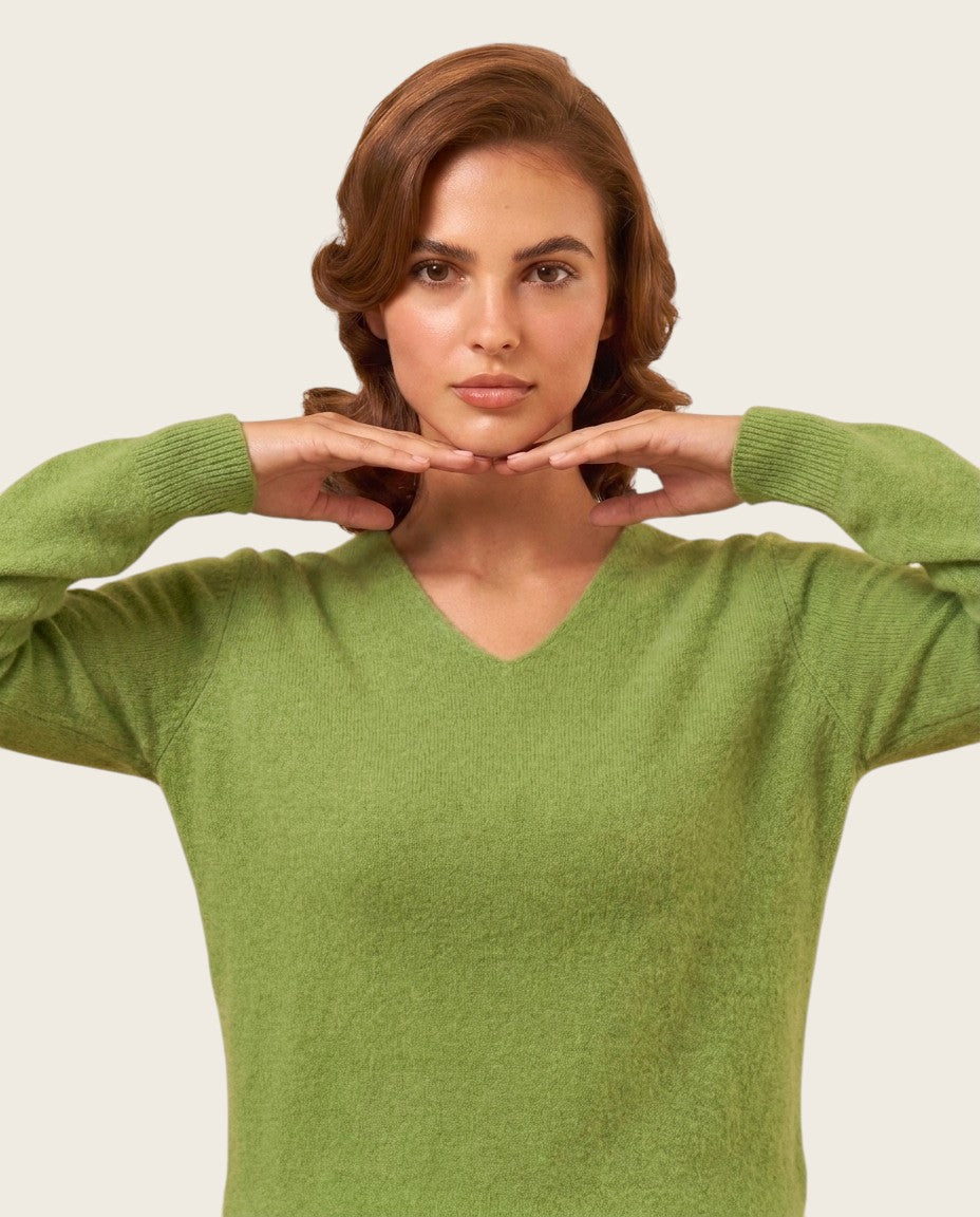 The Marchmain Wool Sweater - V-Neck