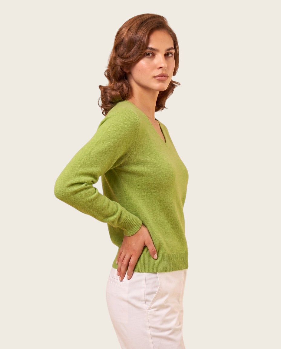 The Marchmain Wool Sweater - V-Neck