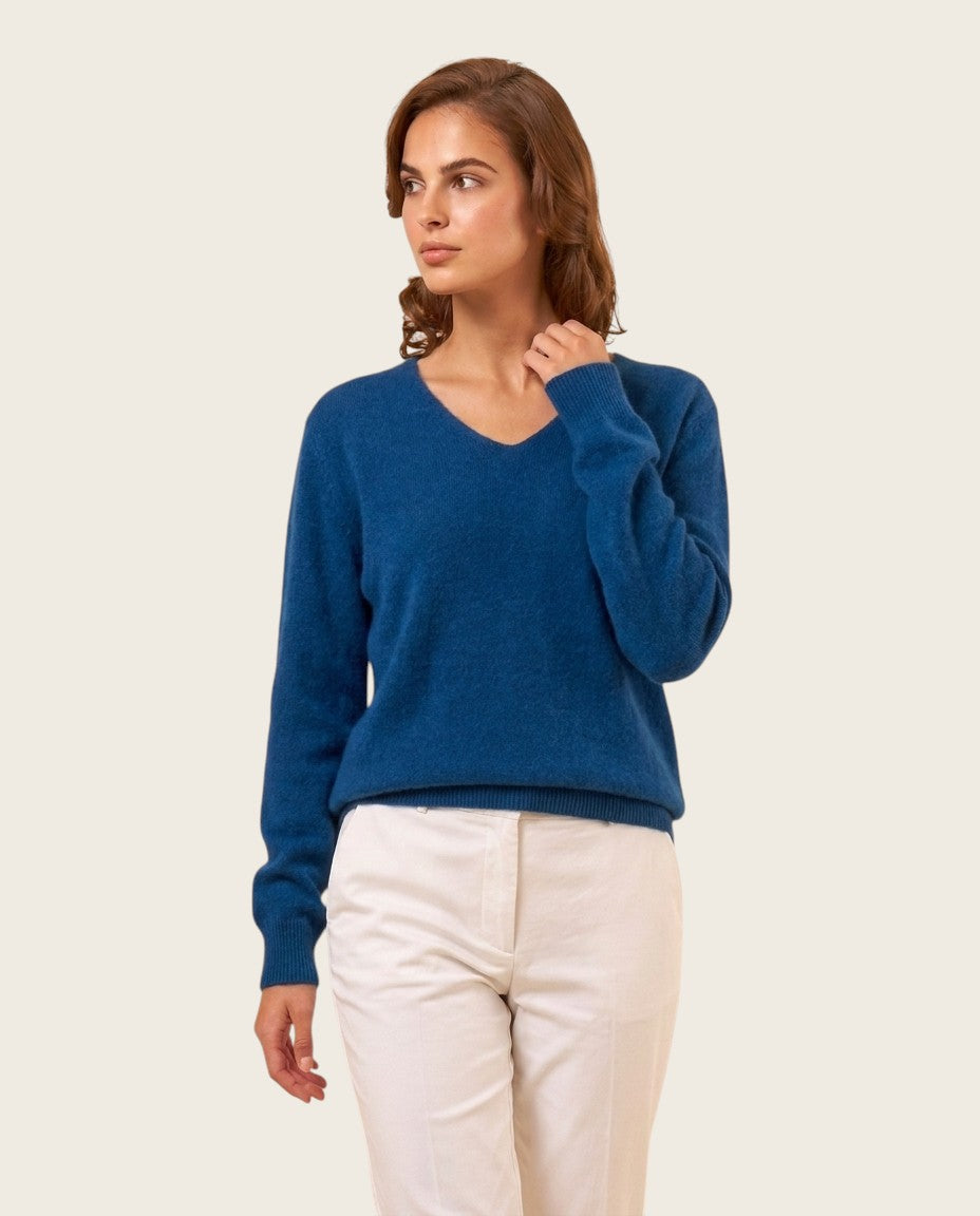 The Marchmain Wool Sweater - V-Neck