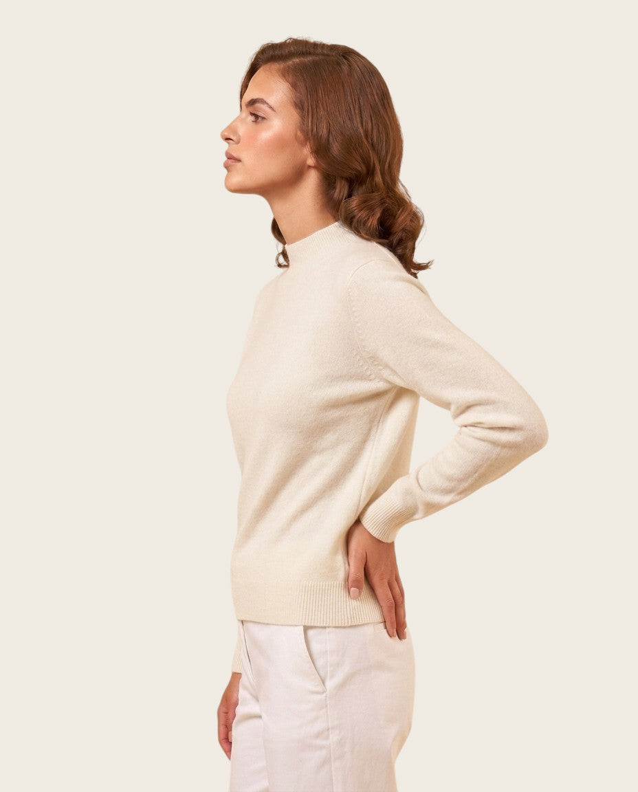 The Marchmain Wool Sweater - Mock Neck