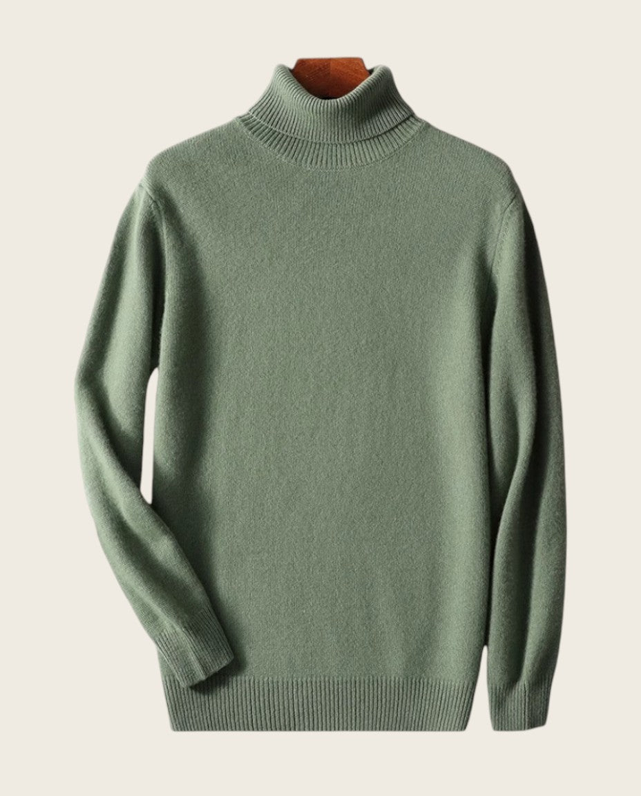 Alpine Wool Turtleneck - 100% Wool