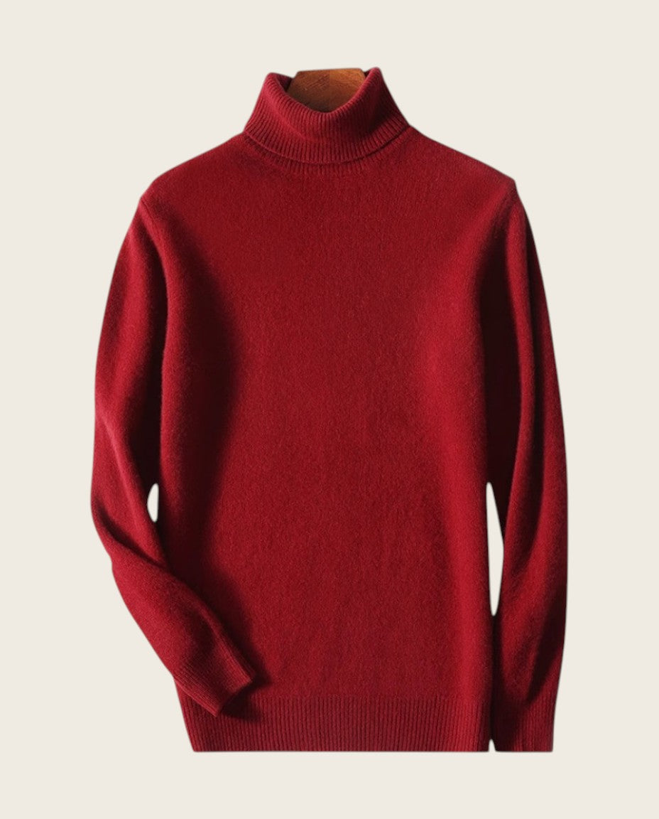 Alpine Wool Turtleneck - 100% Wool