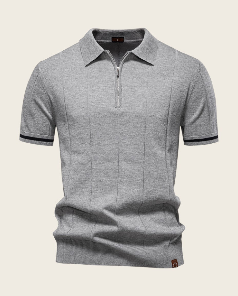 The Coastal Zip Polo