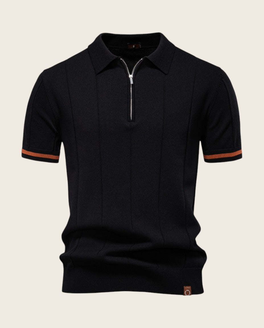 The Coastal Zip Polo