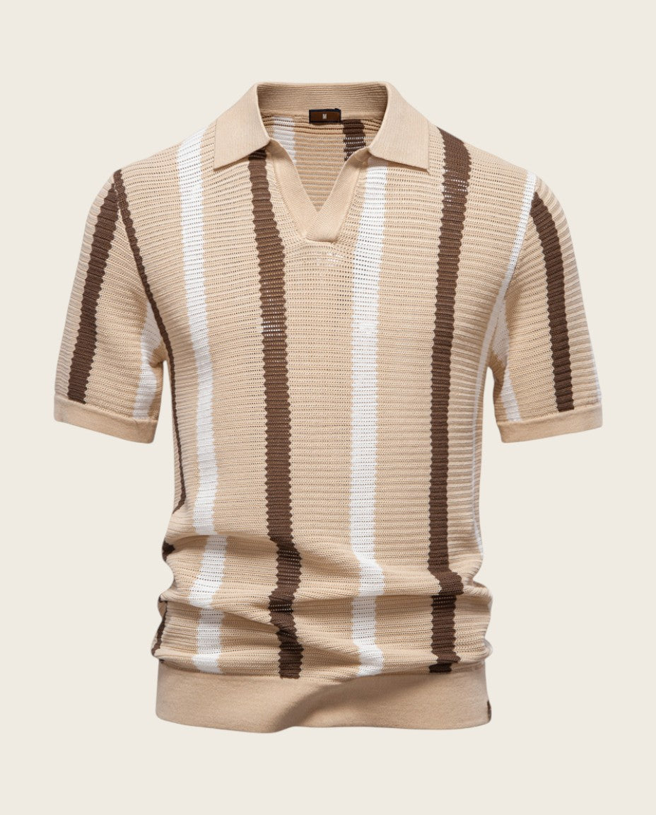 The Hastings Ribbed Knit Polo