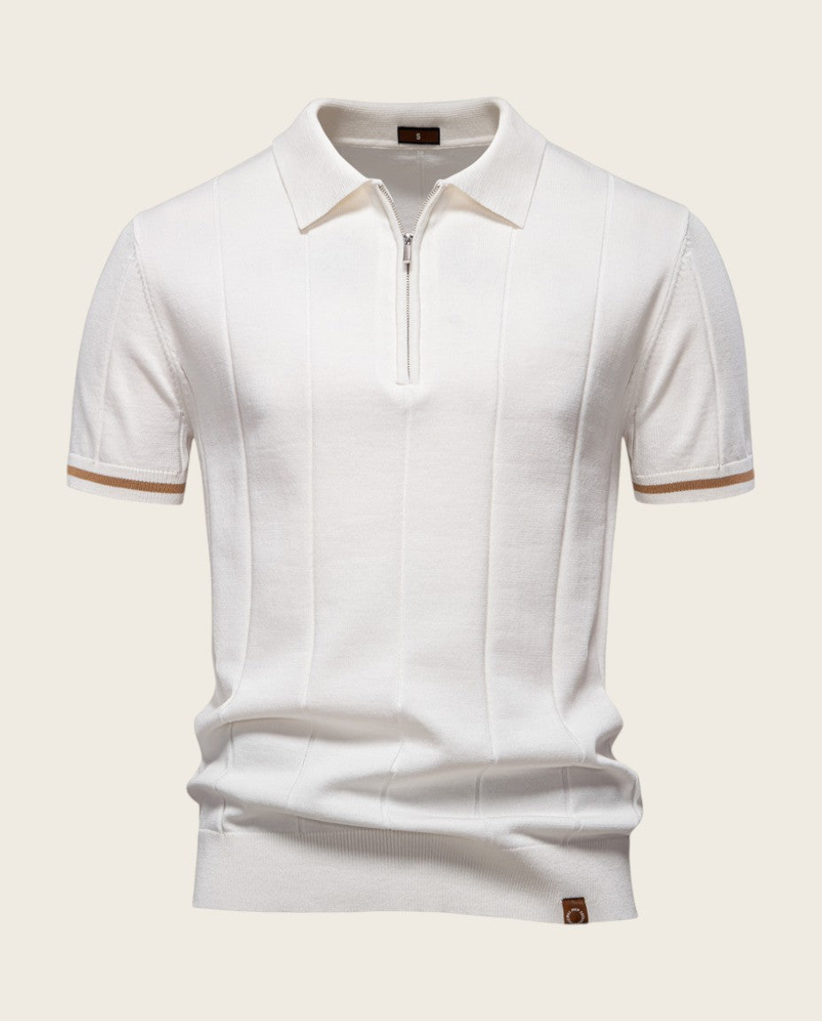 The Coastal Zip Polo