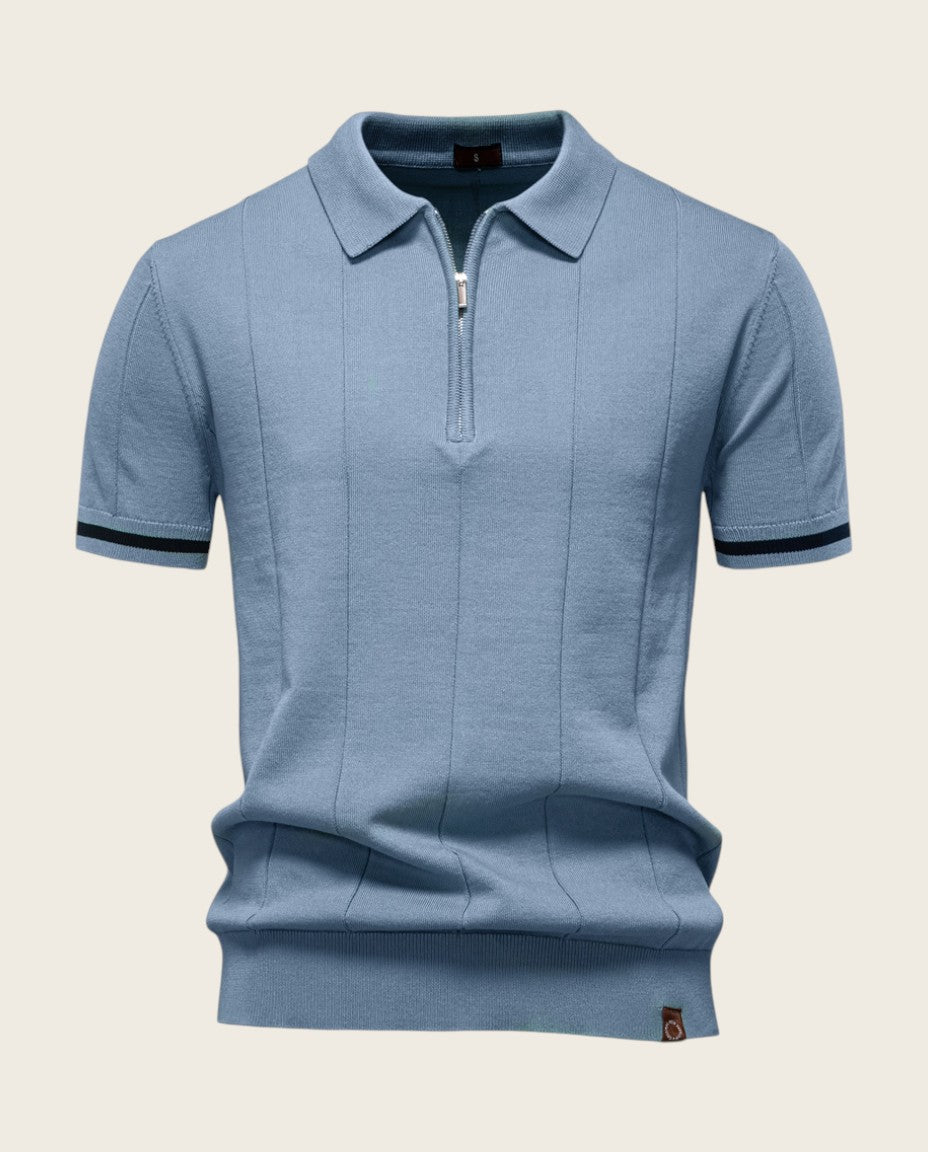 The Coastal Zip Polo