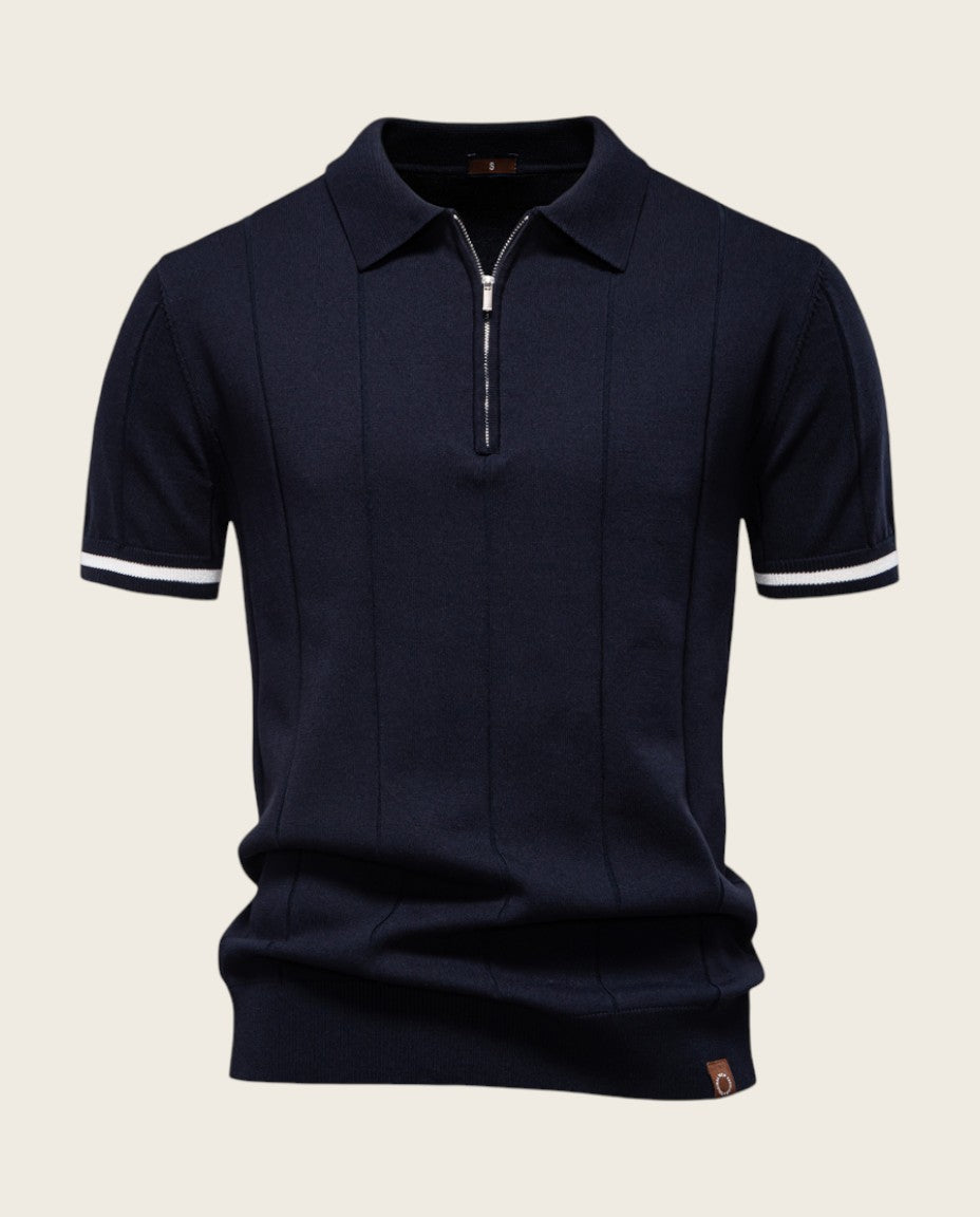 The Coastal Zip Polo