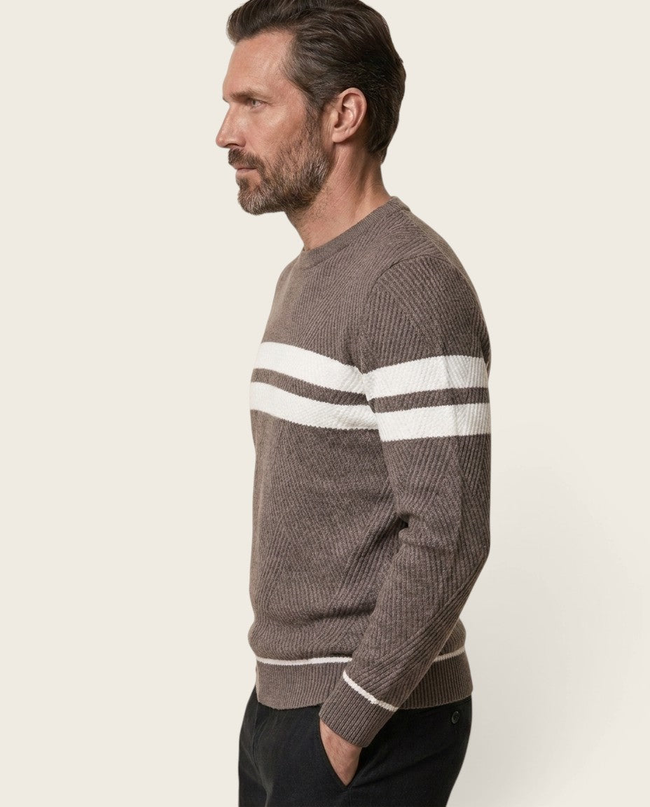 The Kingsley Striped Crew Neck