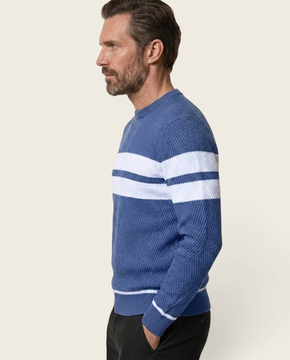 The Kingsley Striped Crew Neck
