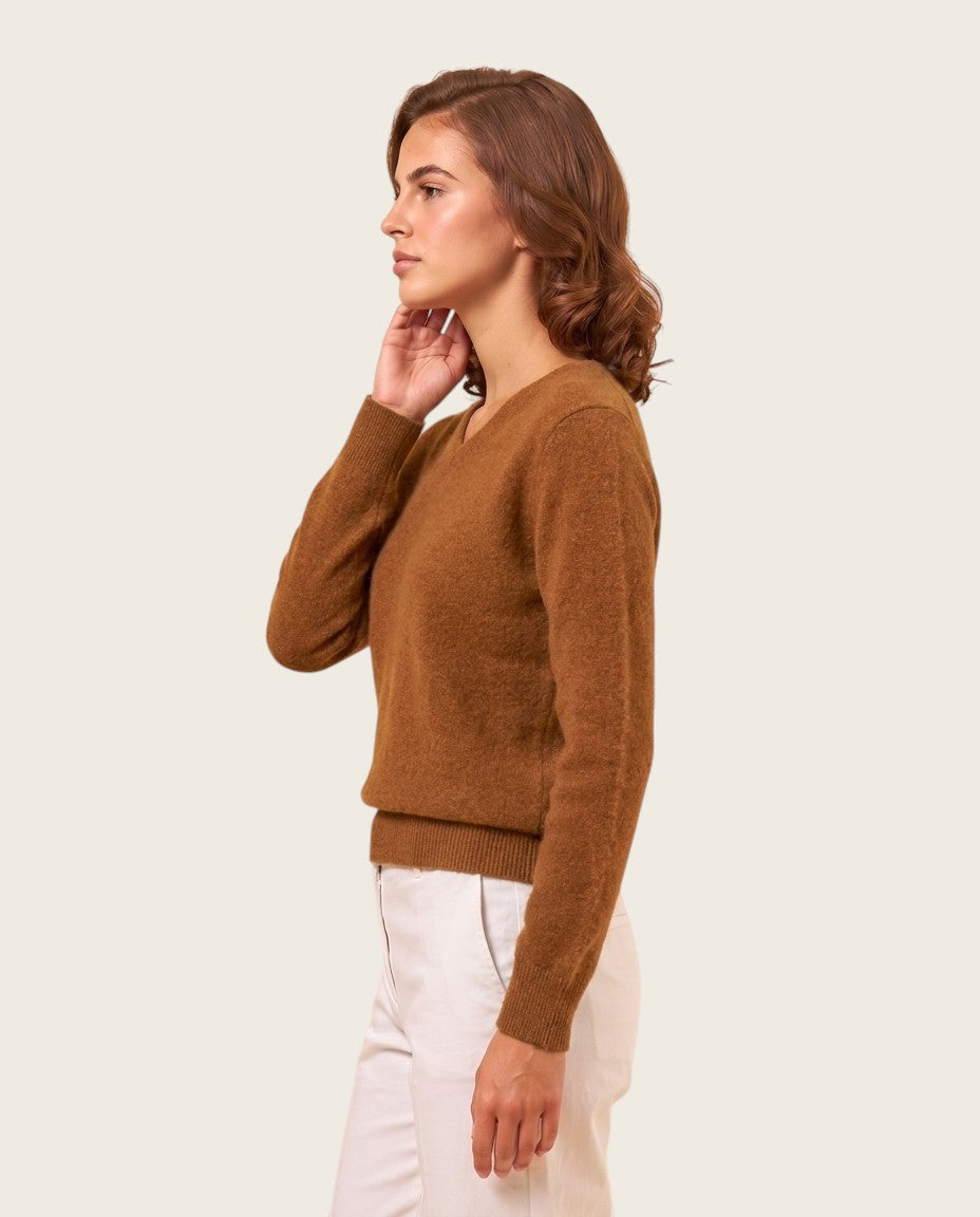 The Marchmain Wool Sweater - V-Neck