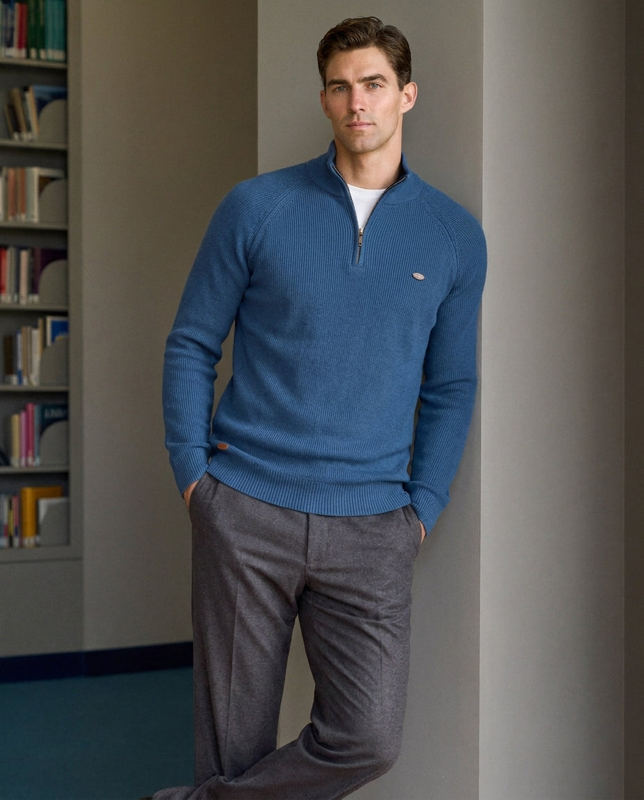 The Thornbury Zip Sweater