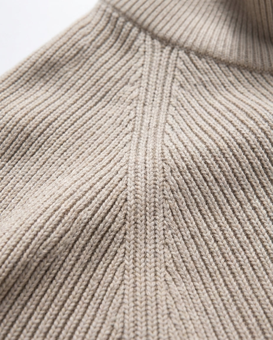 The Thornbury Zip Cotton Sweater
