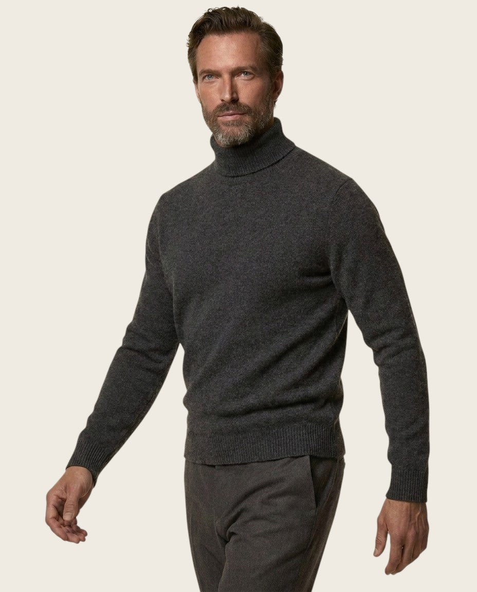 Alpine Wool Turtleneck - 100% Wool