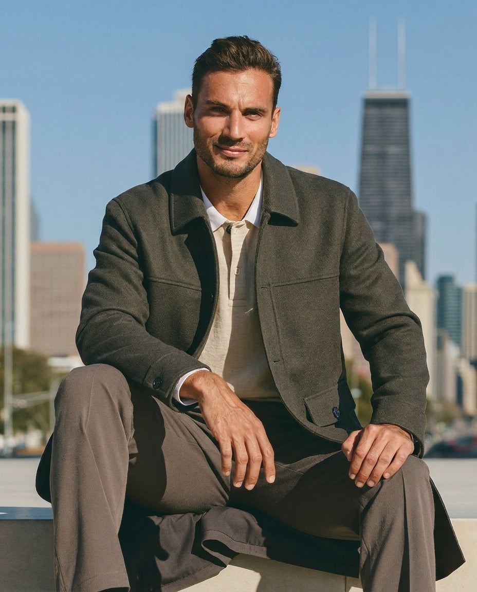 Knightsbridge Wool Coat - 100% Wool