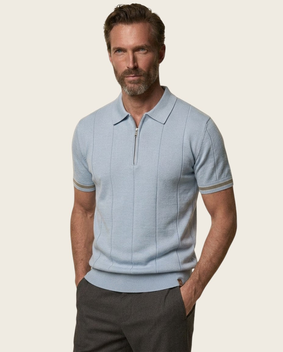 The Coastal Zip Polo