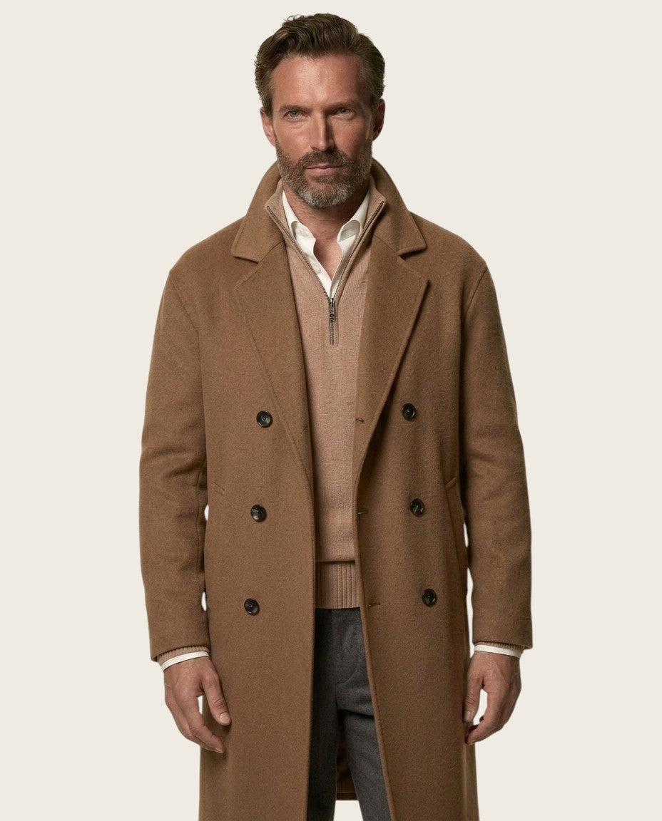 Kensington Wool Overcoat - 100% Wool