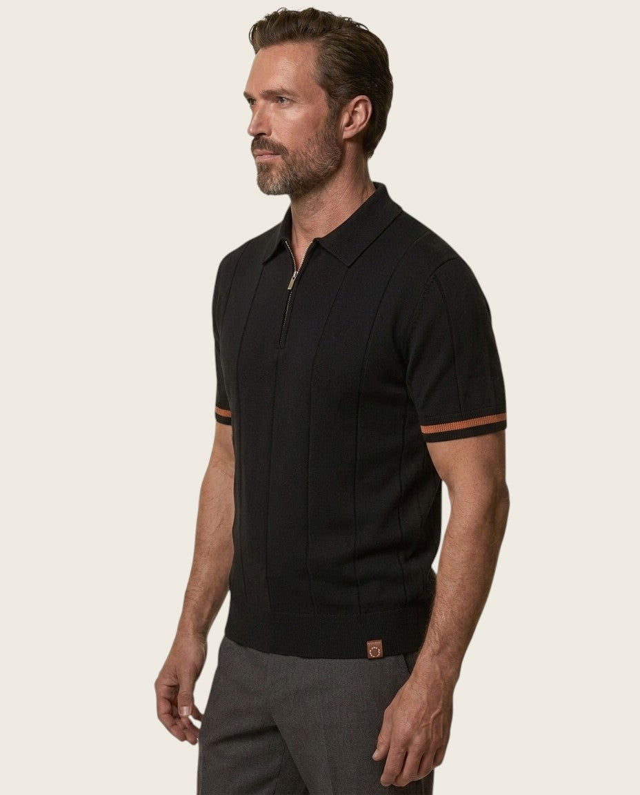 The Coastal Zip Polo