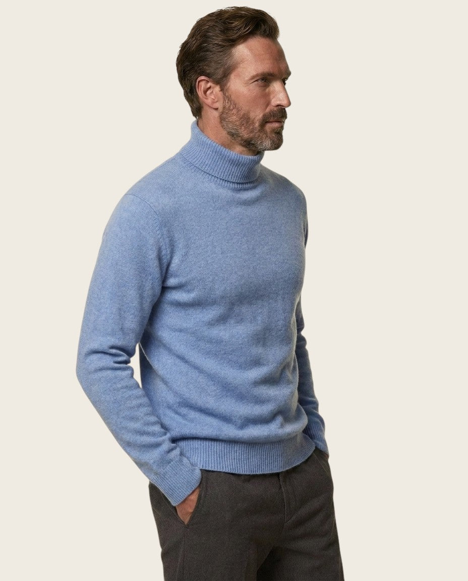 Alpine Wool Turtleneck - 100% Wool