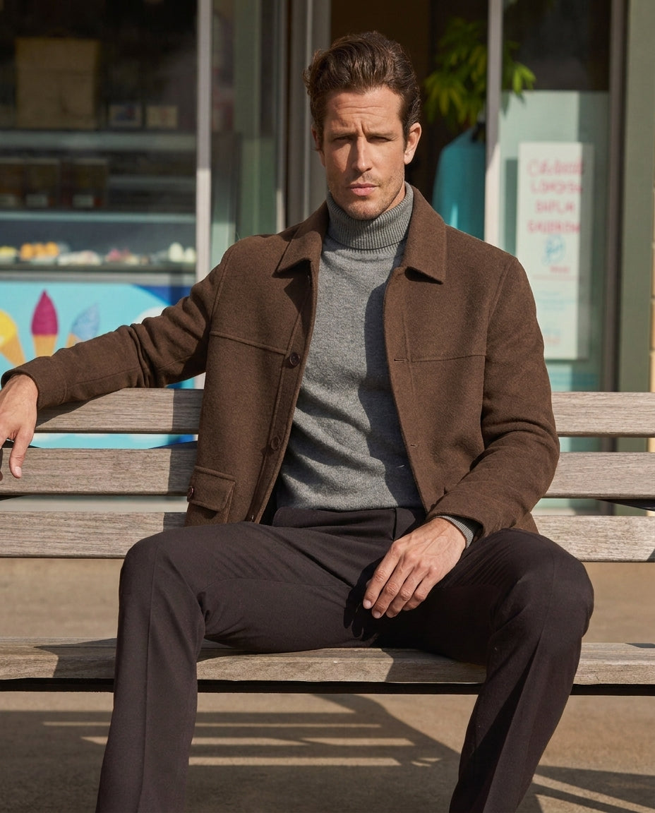 Knightsbridge Wool Coat - 100% Wool