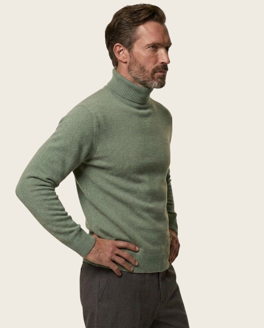Alpine Wool Turtleneck - 100% Wool