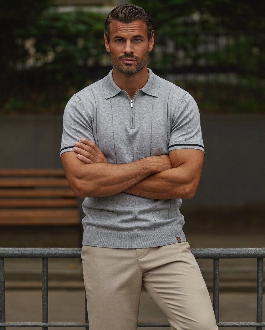 The Coastal Zip Polo
