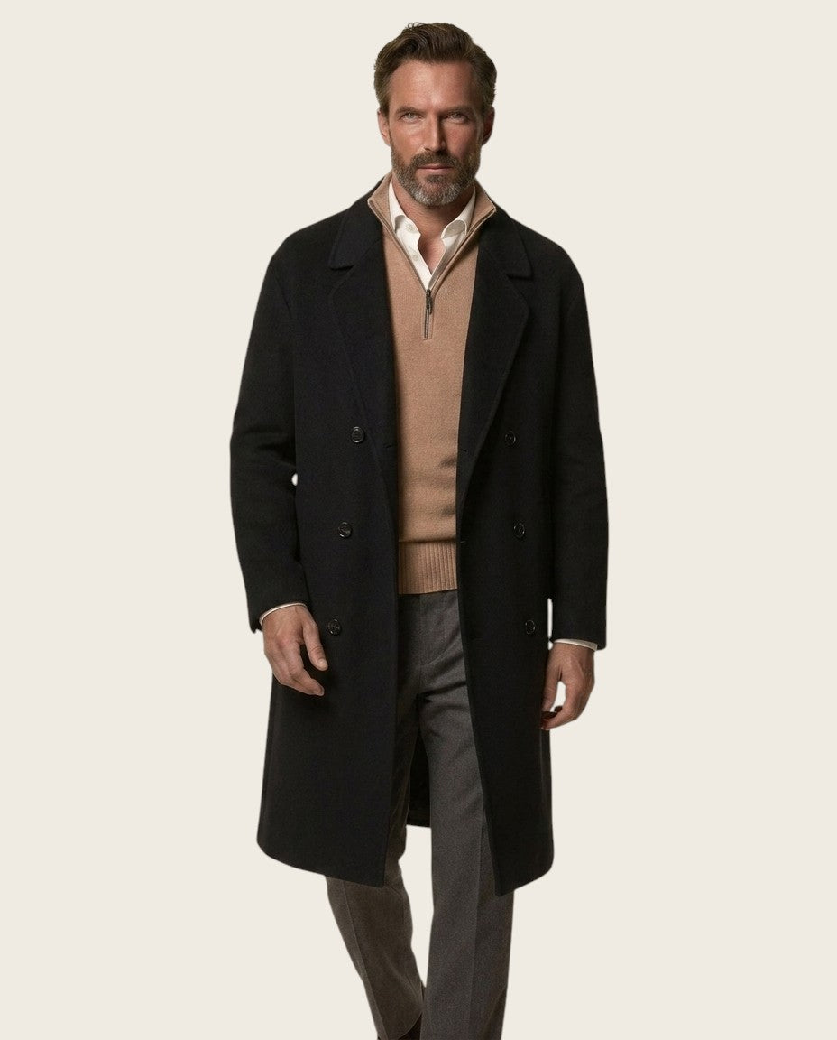 Kensington Wool Overcoat - 100% Wool