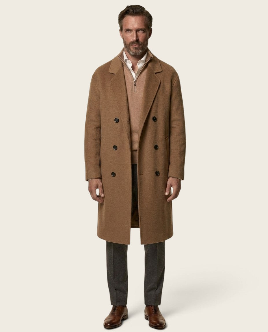 Kensington Wool Overcoat - 100% Wool