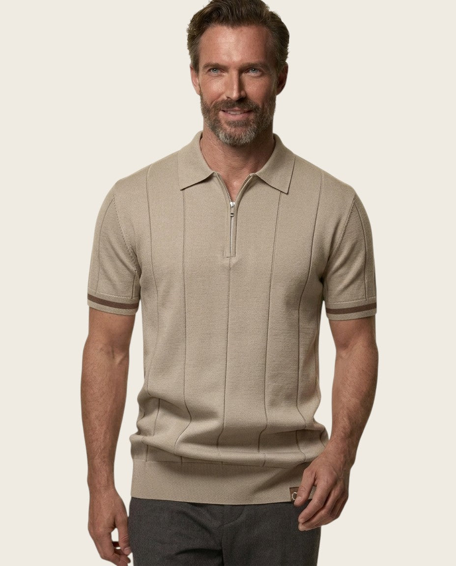 The Coastal Zip Polo