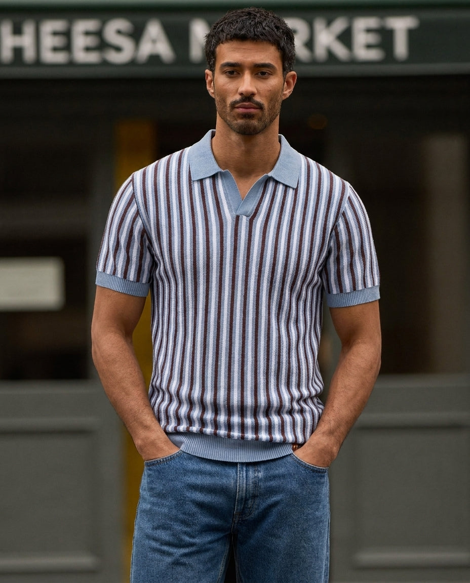 Monaco Stripe Polo